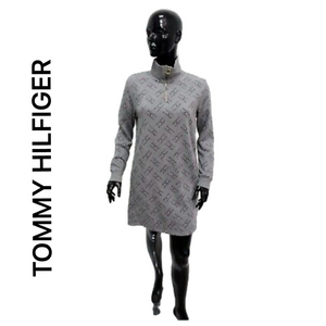 Tommy Hilfiger Sweater Long Sleeves Shirt Logo Dress Small